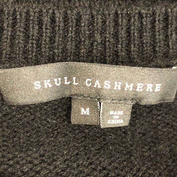 Skull Cashmere black sweater - Picture 5 of 9
